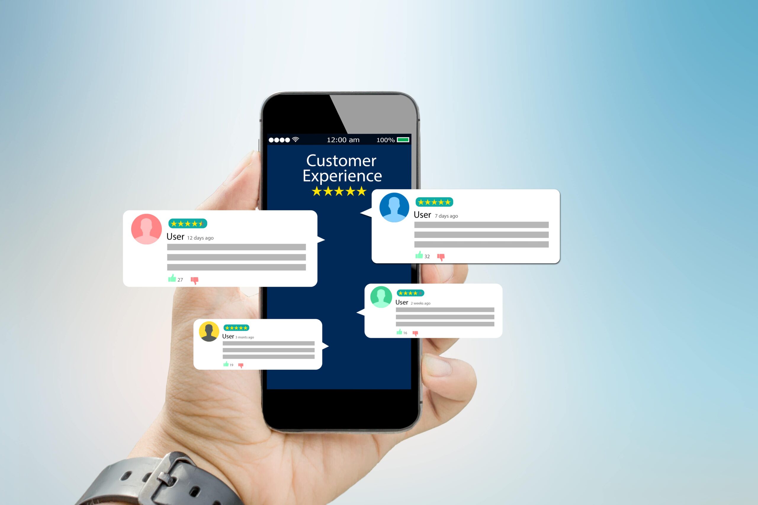 customer-experience-review-concept-hands-holding-mobile-phone-min